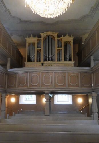 Stöckel-Orgel in der Kirche zu Seifersdorf bei Dippoldiswalde